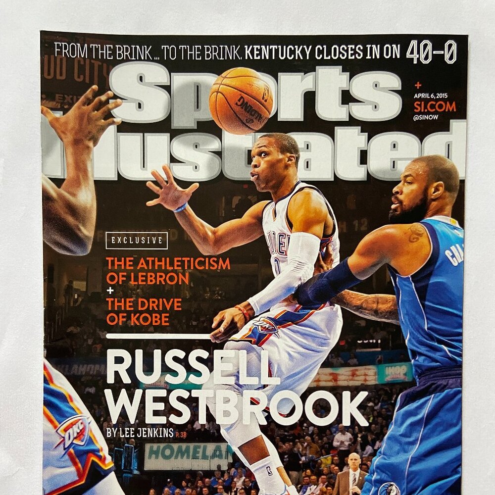 Sports Illustrated Magazine 4/6/2015 Russell Westbrook Cover With Label